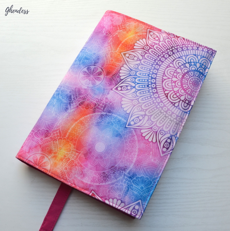 Univerzální obal na knihu - Růžová mandala