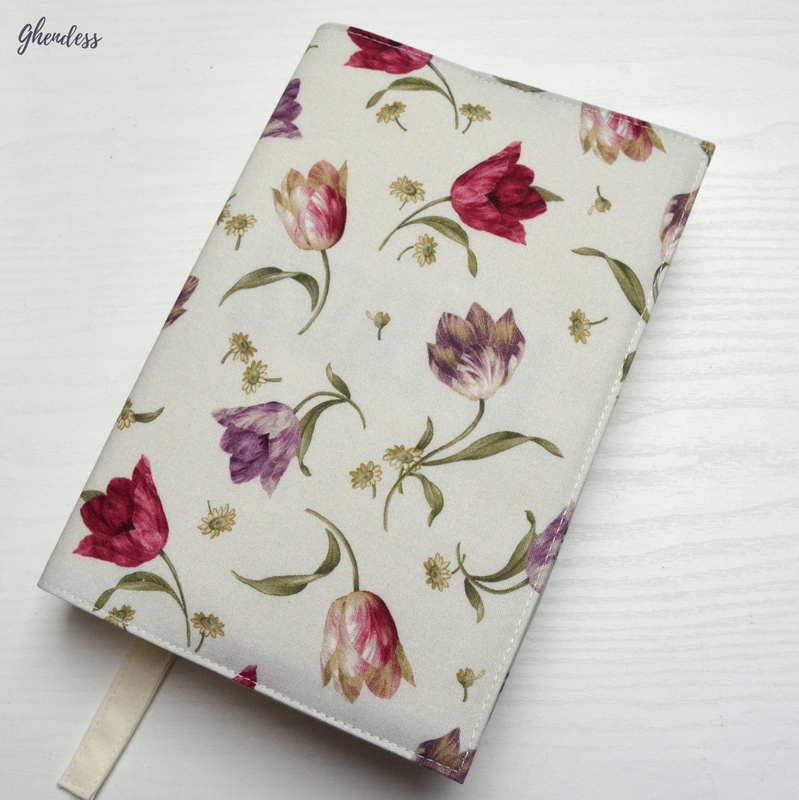 Univerzální obal na knihu - Tulipánky