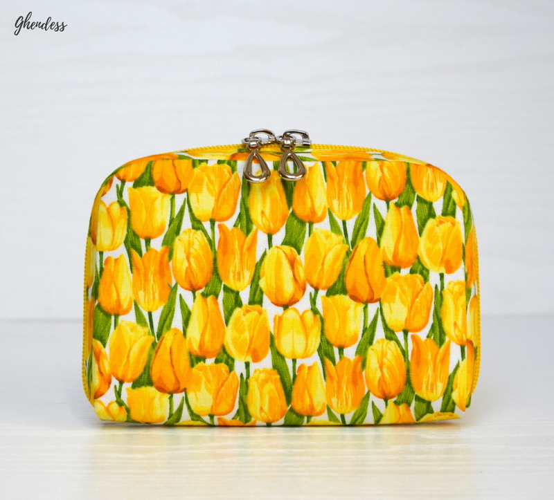 Peněženka - Žluté tulipány