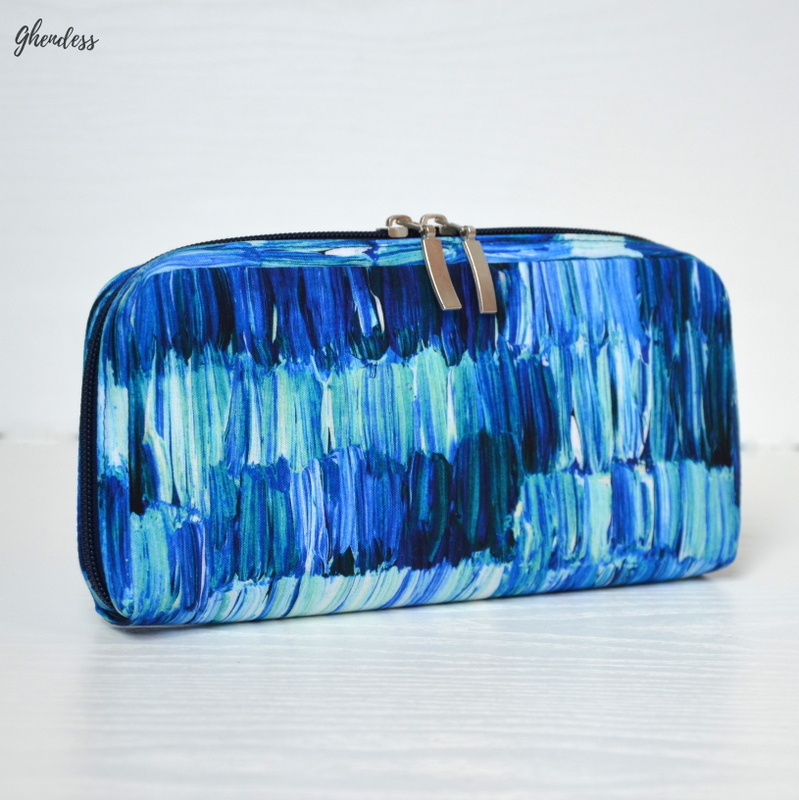 Peněženka - Paint impression cobalt