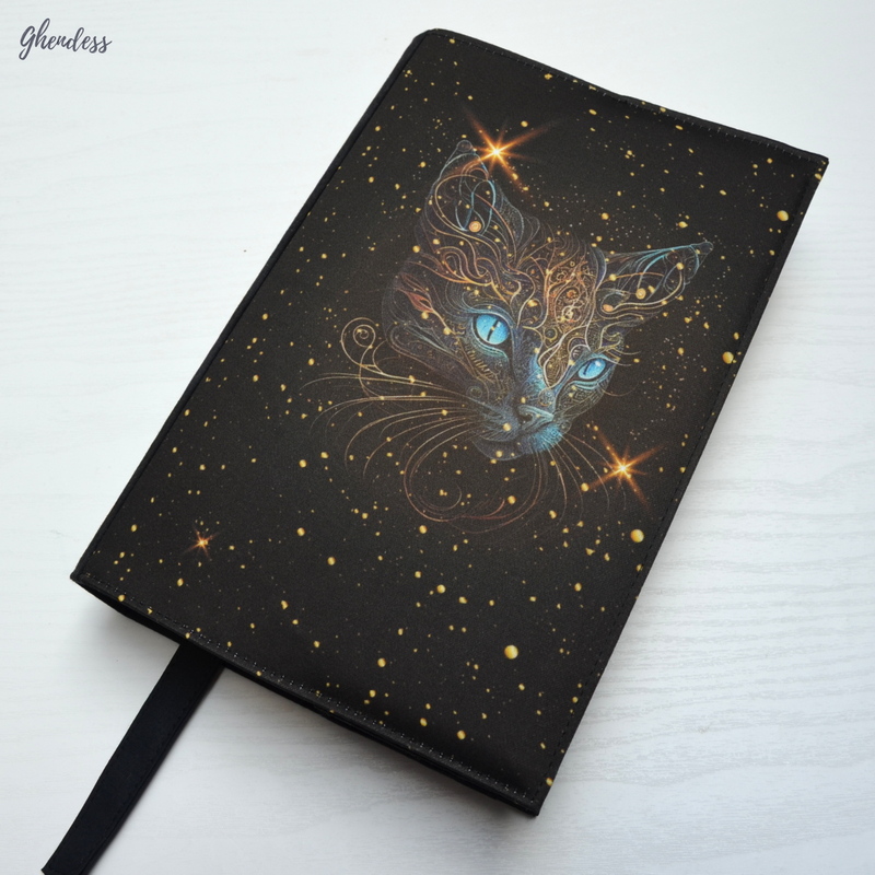 Univerzální obal na knihu - Magic cat
