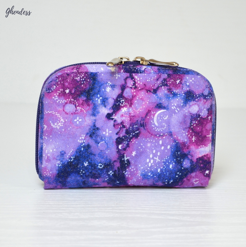 Peněženka - Purple galaxy