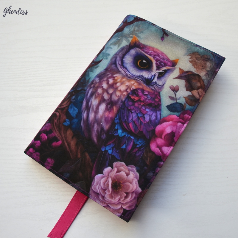 Univerzální obal na knihu - Color owl