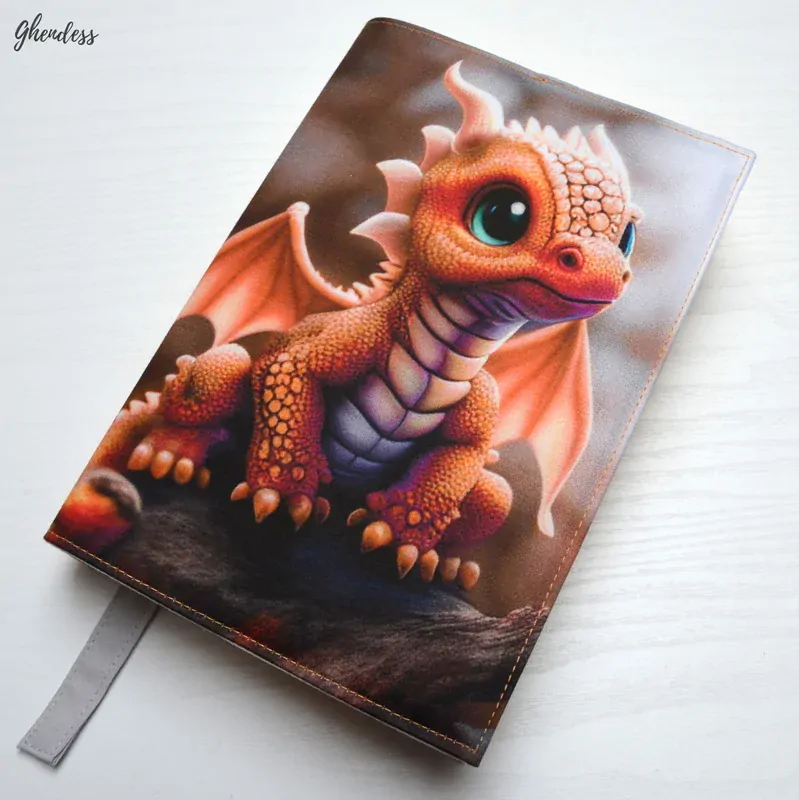 Univerzální obal na knihu - Dráče/oranžové