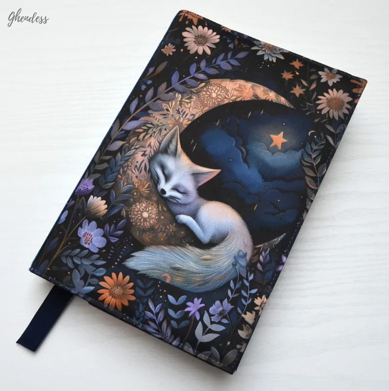 Univerzální obal na knihu - Mystic fox