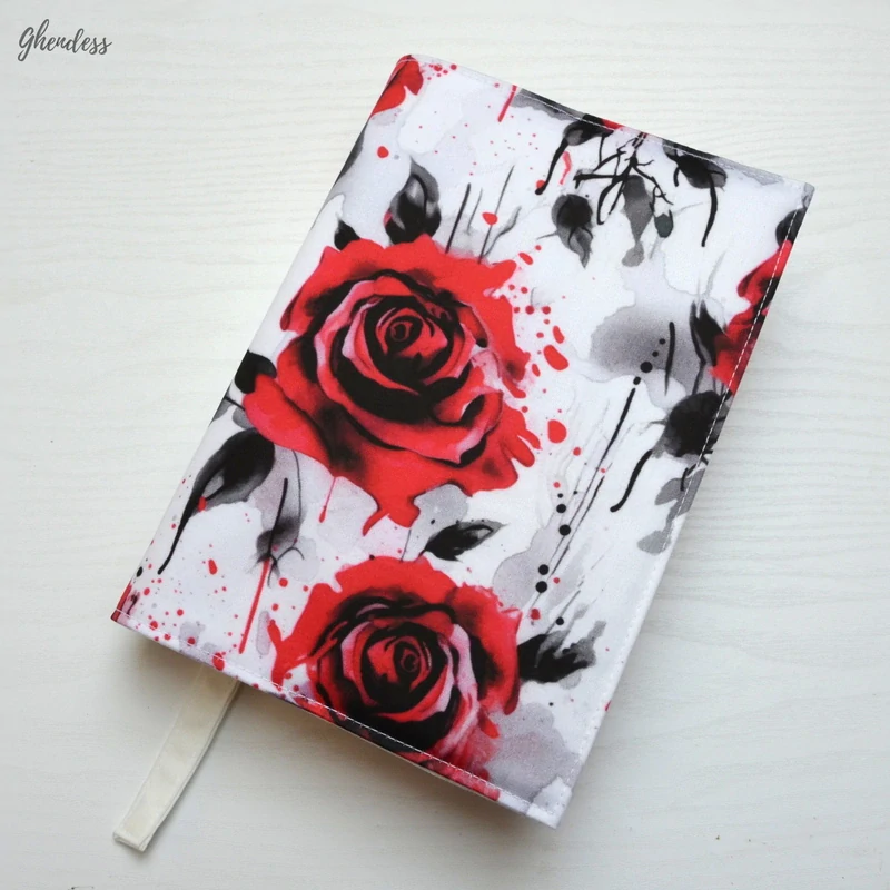 Univerzální obal na knihu - Red roses II