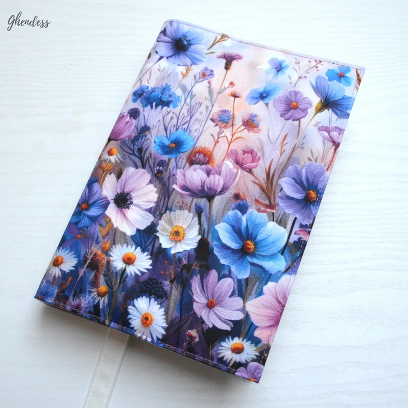 Univerzální obal na knihu - Vlčí máky/Violet 4