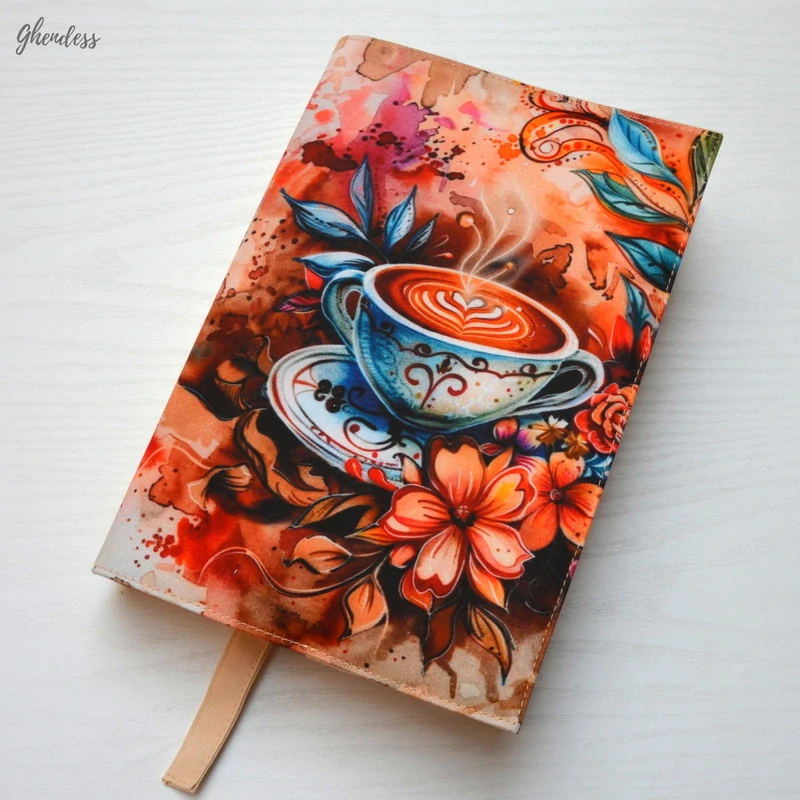 Univerzální obal na knihu - Cappuccino