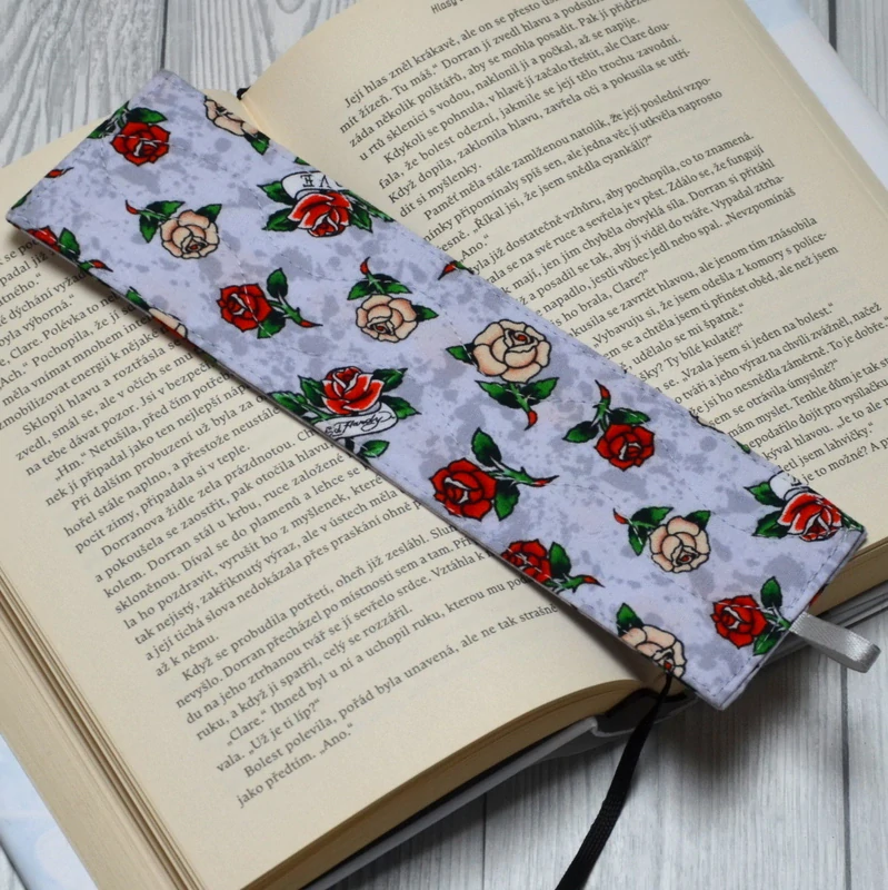 Záložka do knihy - Růžičky