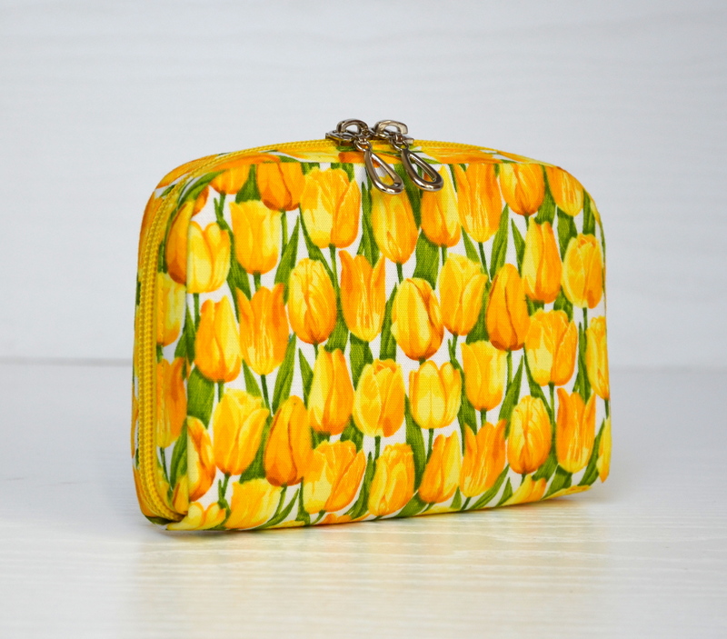 Peněženka - Žluté tulipány