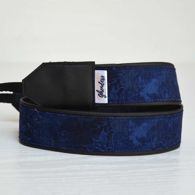 Popruh na fotoaparát - Navy blue