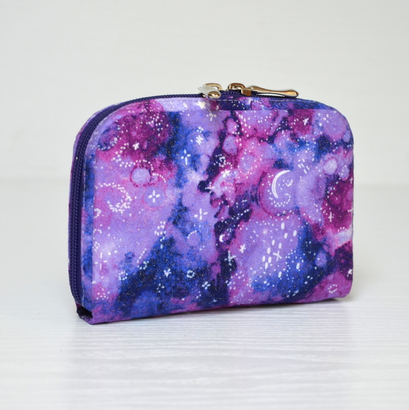 Peněženka - Purple galaxy