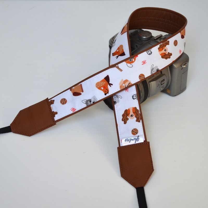 Popruh na fotoaparát - Dogs
