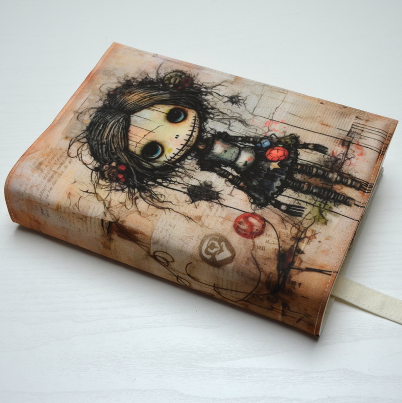 Univerzální obal na knihu - Scary girl I