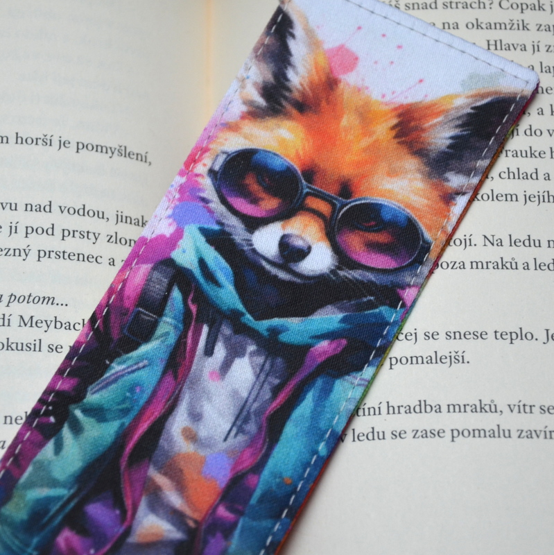 Záložka do knihy - Cool fox