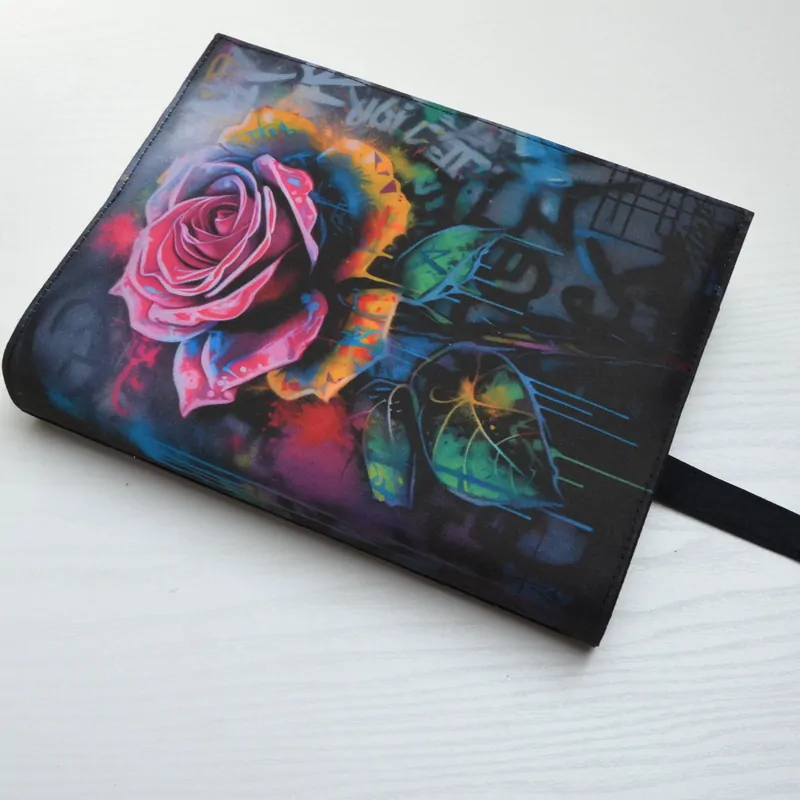 Univerzální obal na knihu - Růže a graffiti I