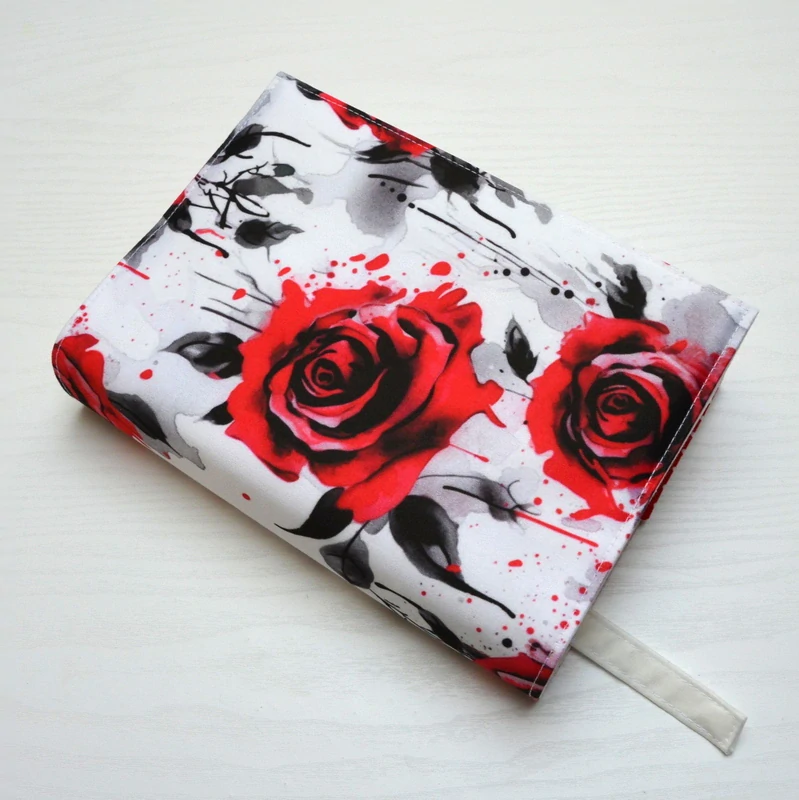 Univerzální obal na knihu - Red roses II