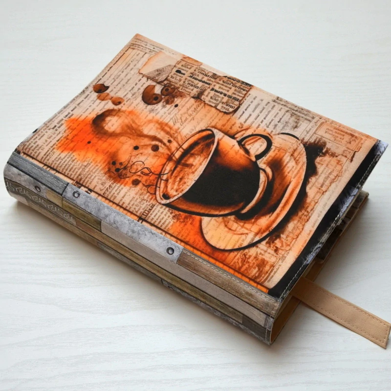 Univerzální obal na knihu - Coffee I