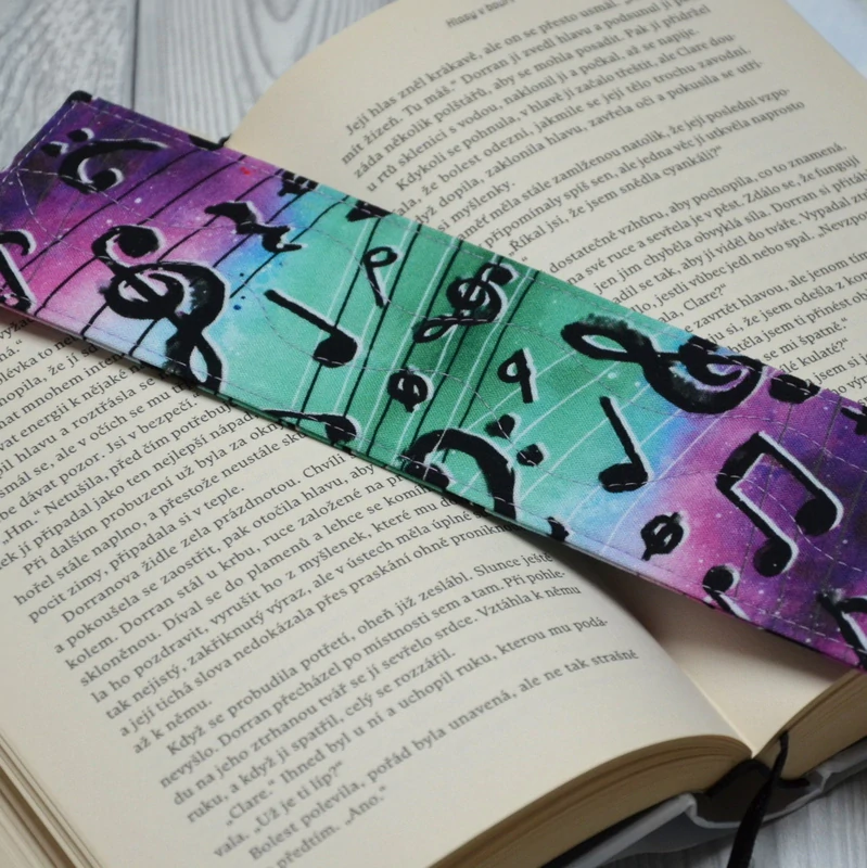 Záložka do knihy - Hudba