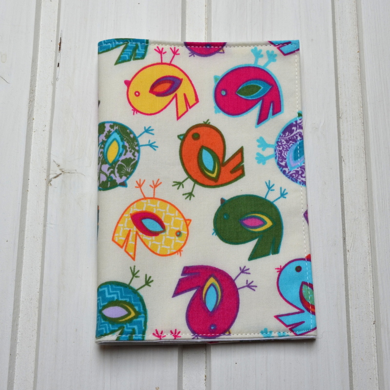 Obal na očkovací průkaz - Ptáčci/béžová