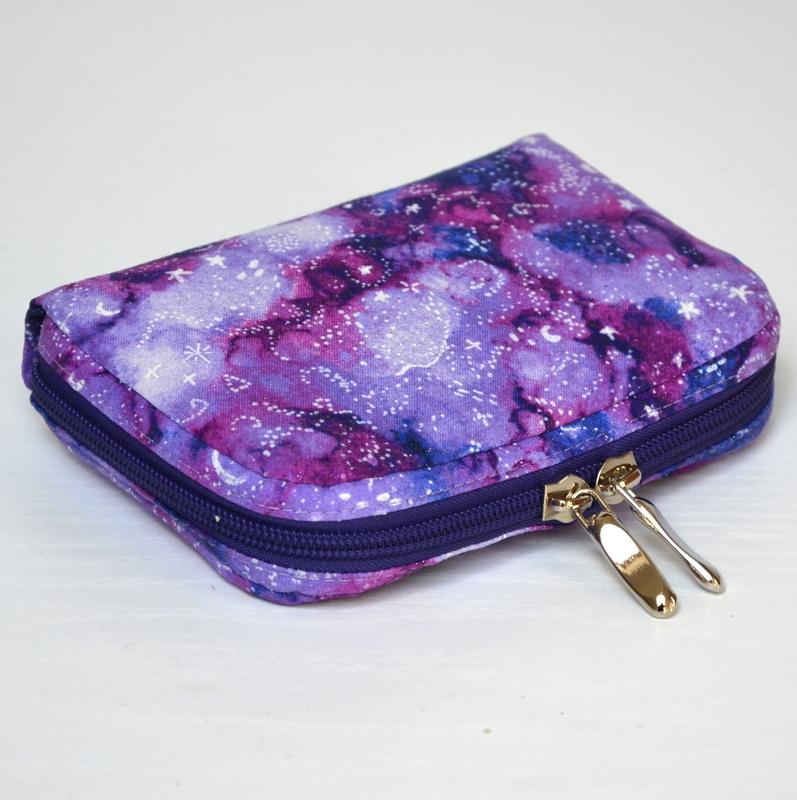 Peněženka - Purple galaxy