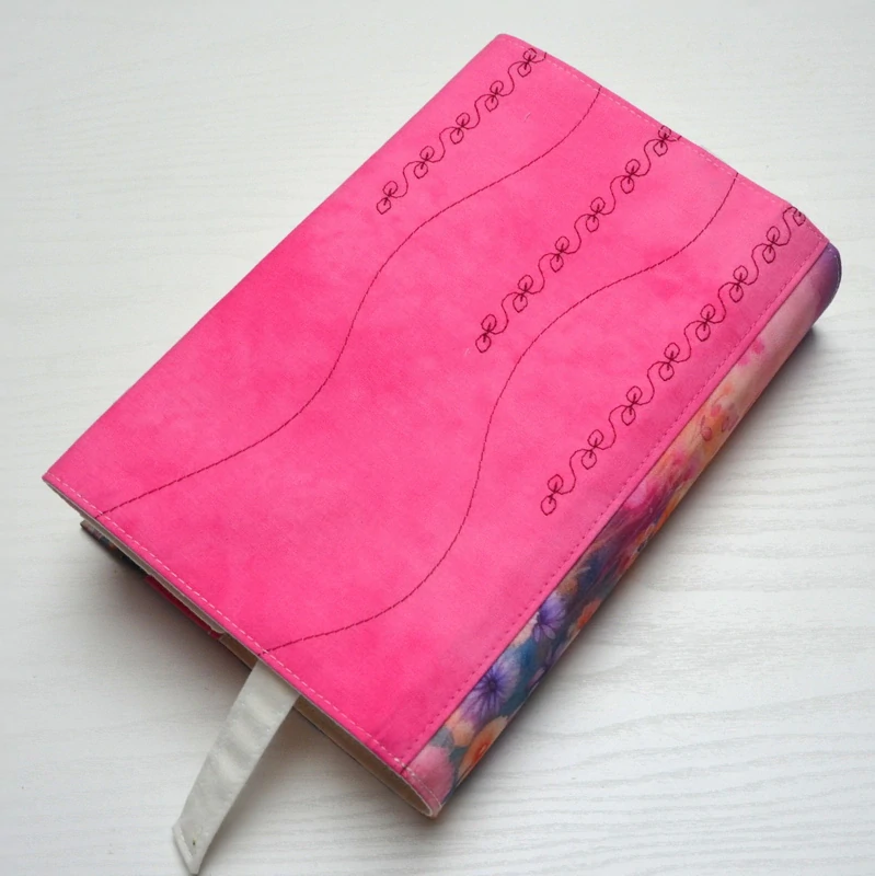 Univerzální obal na knihu - Pink meadow No. 1