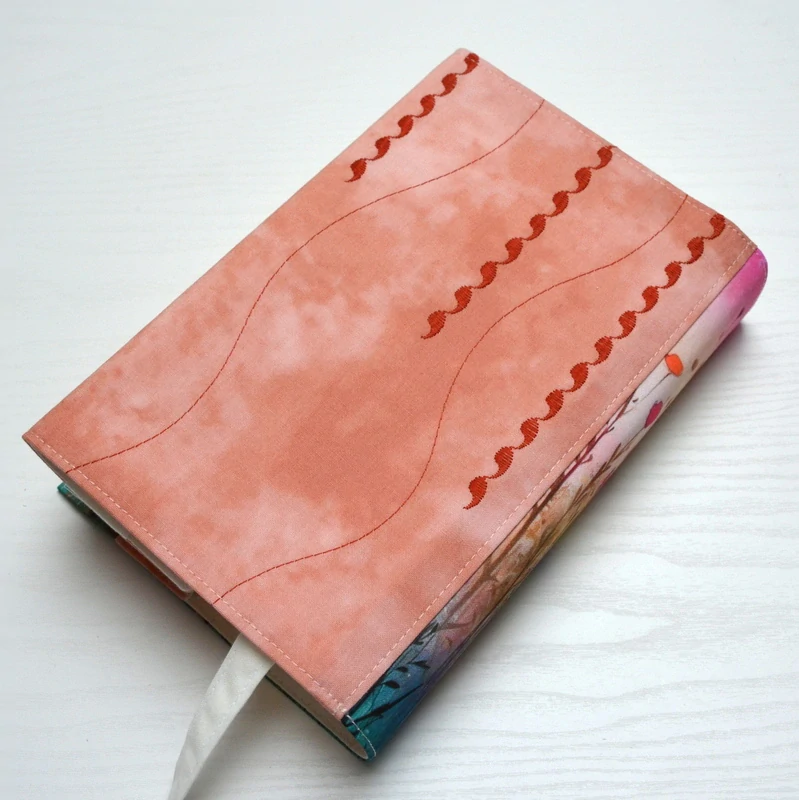 Univerzální obal na knihu - Pink meadow No. 3