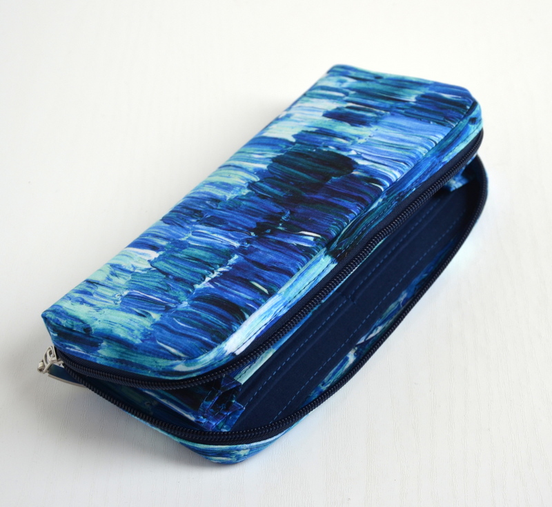 Peněženka - Paint impression cobalt