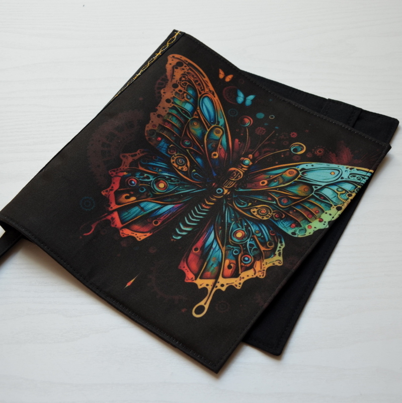 Univerzální obal na knihu - Butterfly/steampunk