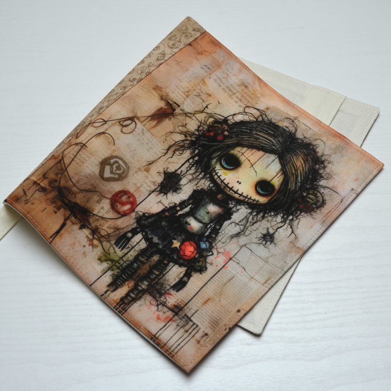 Univerzální obal na knihu - Scary girl I