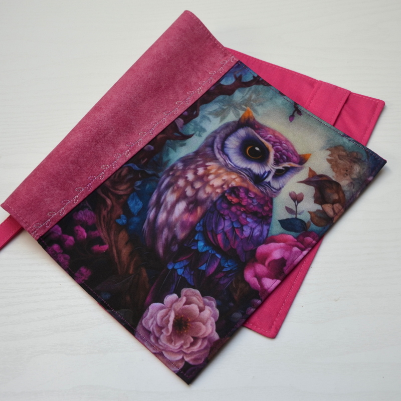 Univerzální obal na knihu - Color owl