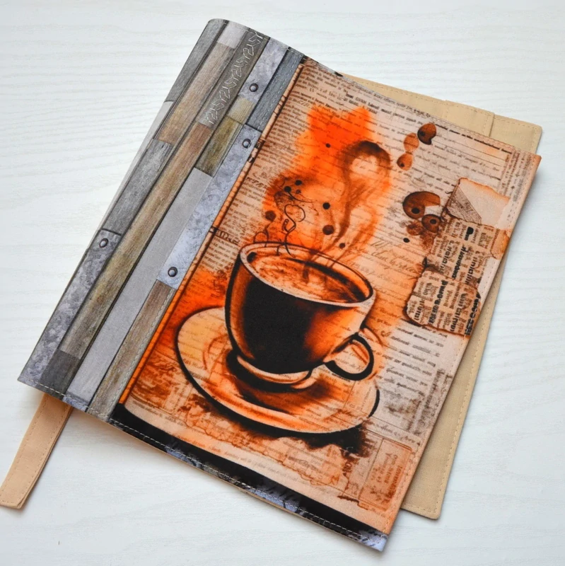 Univerzální obal na knihu - Coffee I