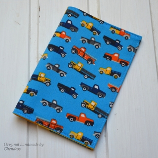 Obal na očkovací průkaz - Autíčka