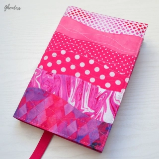 Univerzální obal na knihu - Deep pink