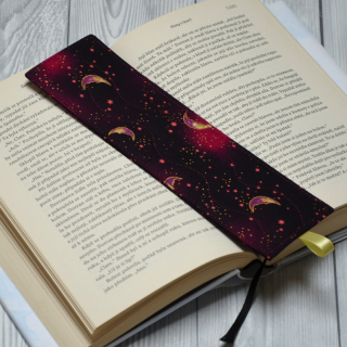 Záložka do knihy - Violet galaxy