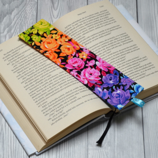 Záložka do knihy - Rainbw roses
